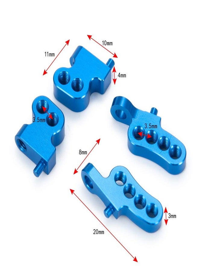 JGGZONE 4PCS Aluminum Front & Rear Shock Tower Shock Mounts Upgrade Parts Compatible with Tamiya CC01 1/10 RC Crawler Car Replacement Parts - Image 5